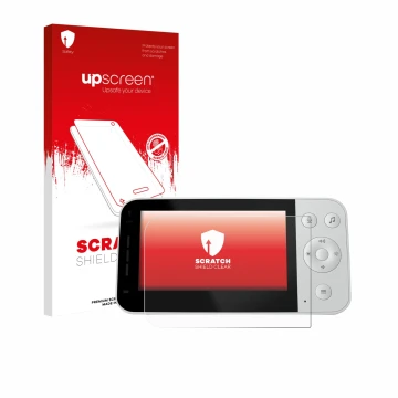 Front side of a product packaging with the brand logo upscreen. Next to it is the device Philips Avent SCD951/26 shown with th