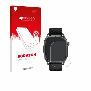 Front side of a product packaging with the brand logo upscreen. Next to it is the device Kospet Magic P10 1.96