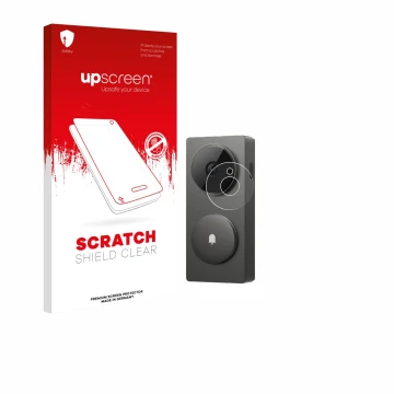 Front side of a product packaging with the brand logo upscreen. Next to it is the device Aqara Hub G410 shown with the corresp