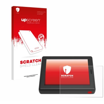 Front side of a product packaging with the brand logo upscreen. Next to it is the device XC Tracer Maxx III shown with the cor