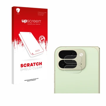 Front side of a product packaging with the brand logo upscreen. Next to it is the device Google Pixel 10 Pro Fold (ONLY Camera