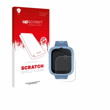 Front side of a product packaging with the brand logo upscreen. Next to it is the device TCL Movetime MT48 shown with the corr