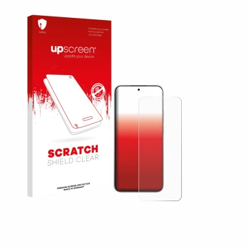 Front side of a product packaging with the brand logo upscreen. Next to it is the device Xiaomi 15T shown with the correspondi
