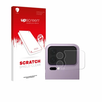 Front side of a product packaging with the brand logo upscreen. Next to it is the device Xiaomi 17 Pro Max (ONLY Camera Lens) 