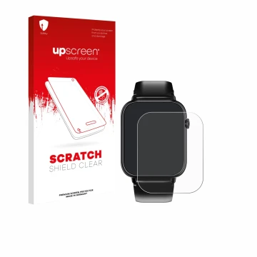 Front side of a product packaging with the brand logo upscreen. Next to it is the device Oukitel V3 1.83