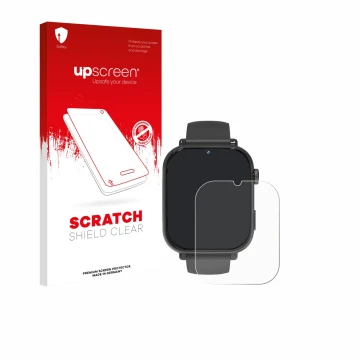 Front side of a product packaging with the brand logo upscreen. Next to it is the device Ucani A22 shown with the correspondin