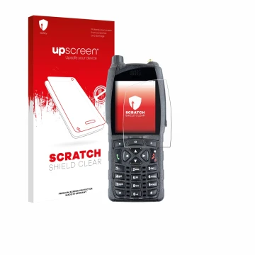 Front side of a product packaging with the brand logo upscreen. Next to it is the device Sepura SC2020 shown with the correspo