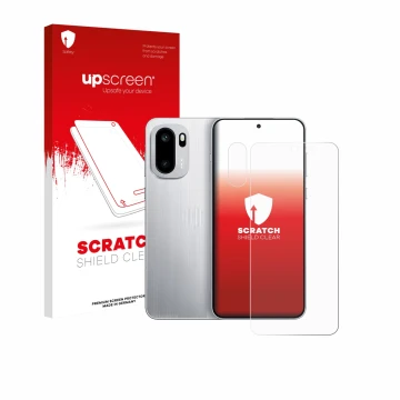 Front side of a product packaging with the brand logo upscreen. Next to it is the device OnePlus 15R (Front+Camera) shown with