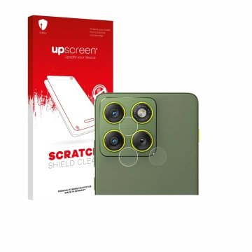 Front side of a product packaging with the brand logo upscreen. Next to it is the device Motorola Edge 70 (ONLY Camera Lens) s