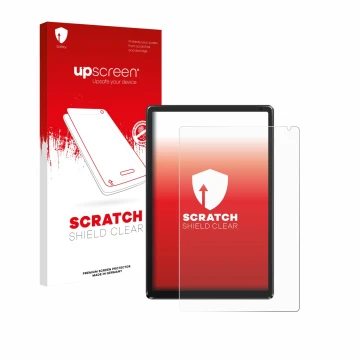 Front side of a product packaging with the brand logo upscreen. Next to it is the device Whitedeer WHEC107BK 10.1