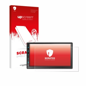 Front side of a product packaging with the brand logo upscreen. Next to it is the device Atoto F7 WE F7G2B7WE 7