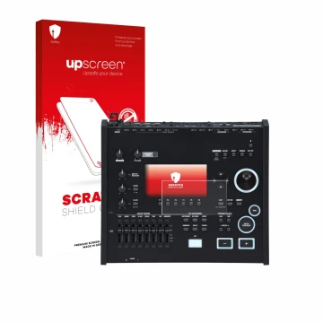 Front side of a product packaging with the brand logo upscreen. Next to it is the device Roland V71 shown with the correspondi