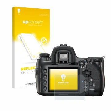 Front side of a product packaging with the brand logo upscreen. Next to it is the device Sony Alpha 900 (DSLR-A900) shown with