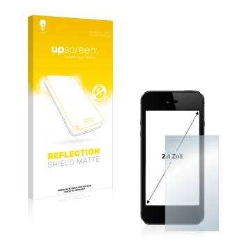 Front side of a product packaging with the brand logo upscreen. Next to it is the device shown with the corresponding screen p