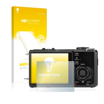 Front side of a product packaging with the brand logo upscreen. Next to it is the device Sigma DP2 Merrill shown with the corr