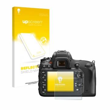 Front side of a product packaging with the brand logo upscreen. Next to it is the device Nikon D600 shown with the correspondi