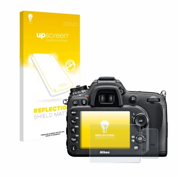 Front side of a product packaging with the brand logo upscreen. Next to it is the device Nikon D7100 shown with the correspond