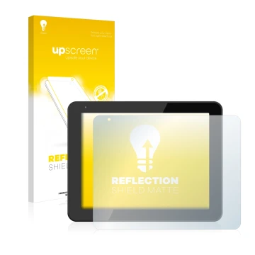 Front side of a product packaging with the brand logo upscreen. Next to it is the device BQ Curie 2 shown with the correspondi