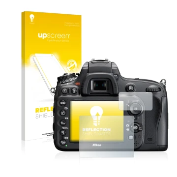 Front side of a product packaging with the brand logo upscreen. Next to it is the device Nikon D610 shown with the correspondi