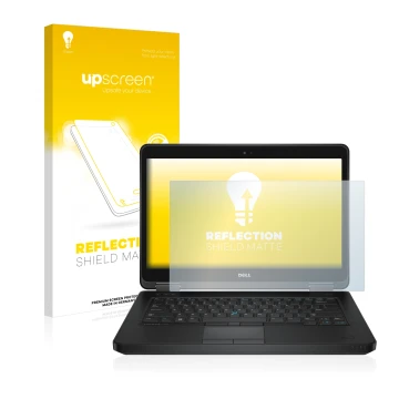 Front side of a product packaging with the brand logo upscreen. Next to it is the device Dell Latitude 14 E5440 Non-Touch show