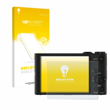 Front side of a product packaging with the brand logo upscreen. Next to it is the device Sony Cyber-Shot DSC-WX350 shown with 