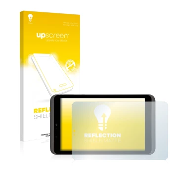 Front side of a product packaging with the brand logo upscreen. Next to it is the device Tesco hudl2 shown with the correspond