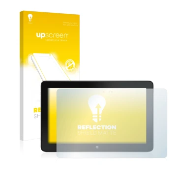 Front side of a product packaging with the brand logo upscreen. Next to it is the device Dell Venue 11 Pro 7140 (2013-2014) sh