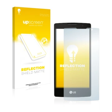 Front side of a product packaging with the brand logo upscreen. Next to it is the device LG Logos shown with the corresponding