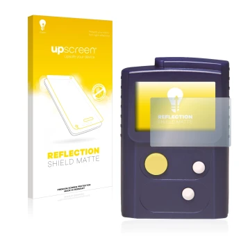 Front side of a product packaging with the brand logo upscreen. Next to it is the device Swissphone RES.Q shown with the corre