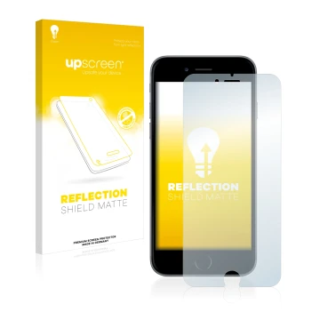 Front side of a product packaging with the brand logo upscreen. Next to it is the device Apple iPhone 6S Plus shown with the c