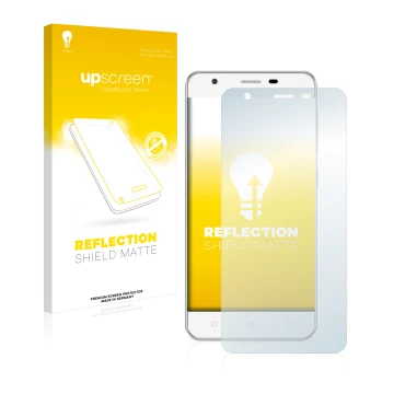 Front side of a product packaging with the brand logo upscreen. Next to it is the device Allview V2 Viper shown with the corre