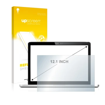 Front side of a product packaging with the brand logo upscreen. Next to it is the device shown with the corresponding screen p