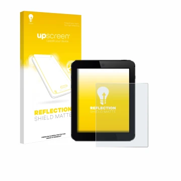 Front side of a product packaging with the brand logo upscreen. Next to it is the device shown with the corresponding screen p