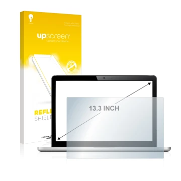 Front side of a product packaging with the brand logo upscreen. Next to it is the device shown with the corresponding screen p