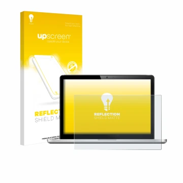 Front side of a product packaging with the brand logo upscreen. Next to it is the device shown with the corresponding screen p