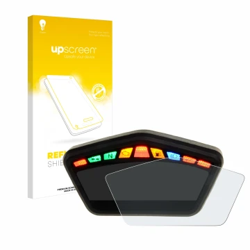 Front side of a product packaging with the brand logo upscreen. Next to it is the device Ducati Hypermotard 821 2015 Speedomet