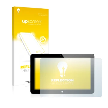 Front side of a product packaging with the brand logo upscreen. Next to it is the device Cube i7 Stylus shown with the corresp