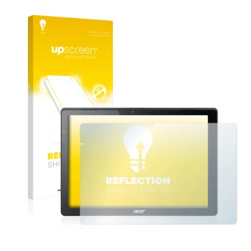 Front side of a product packaging with the brand logo upscreen. Next to it is the device Acer Switch Alpha 12 shown with the c