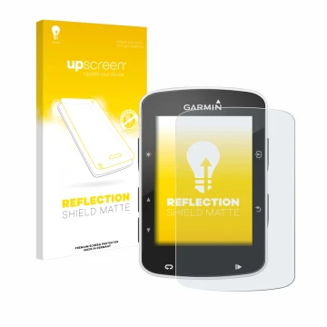 Front side of a product packaging with the brand logo upscreen. Next to it is the device Garmin Edge 820 shown with the corres