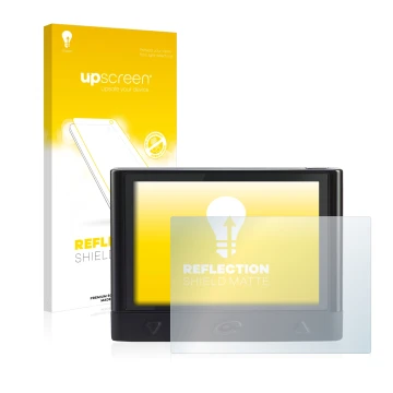 Front side of a product packaging with the brand logo upscreen. Next to it is the device Coyote Mini shown with the correspond