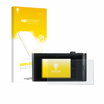 Front side of a product packaging with the brand logo upscreen. Next to it is the device Leica TL2 shown with the correspondin
