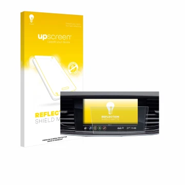 Front side of a product packaging with the brand logo upscreen. Next to it is the device Opel Insignia 2017 Navi 900 IntelliLi