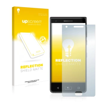 Front side of a product packaging with the brand logo upscreen. Next to it is the device BlackBerry Motion 2017 shown with the