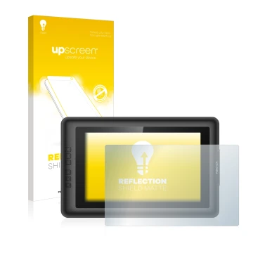 Front side of a product packaging with the brand logo upscreen. Next to it is the device XP-Pen Artist 13.3 shown with the cor