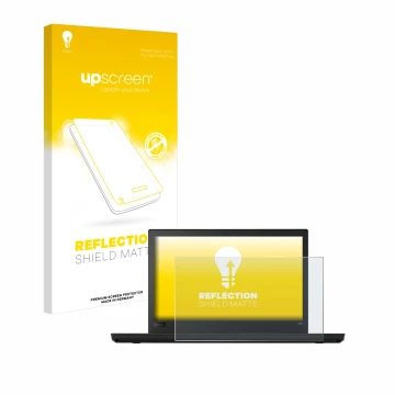 Front side of a product packaging with the brand logo upscreen. Next to it is the device Lenovo ThinkPad T480 shown with the c