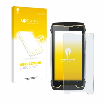 Front side of a product packaging with the brand logo upscreen. Next to it is the device Cubot King Kong shown with the corres