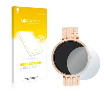 Front side of a product packaging with the brand logo upscreen. Next to it is the device Xlyne X-Watch Siona XW Fit shown with