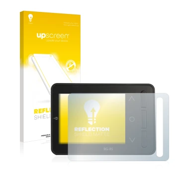 Front side of a product packaging with the brand logo upscreen. Next to it is the device ISDT BG-8S shown with the correspondi