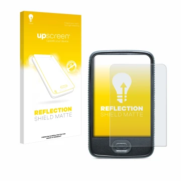 Front side of a product packaging with the brand logo upscreen. Next to it is the device Dexcom G6 Receiver CGM shown with the