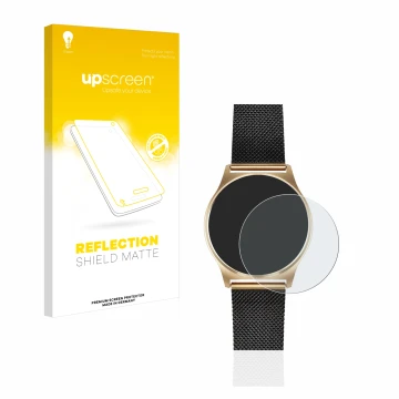 Front side of a product packaging with the brand logo upscreen. Next to it is the device Xlyne X-Watch Joli XW Pro shown with 